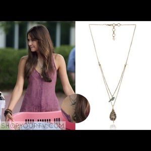 Lucky Brand Bird & Nest Pendant ASO Elena Gilbert